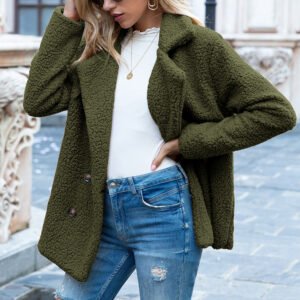 190693112156.jpg Loose Lapel Fluffy Coat Winter Button Jacket Cardigan Outwear For Women Clothing
