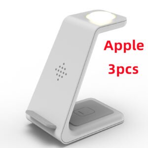 19e8cf49-65a4-4bc2-868d-b3ad41a1f57e.jpg 3 In 1 Fast Charging Station Wireless Charger Stand Wireless Quick Charge Dock For Phone Holder