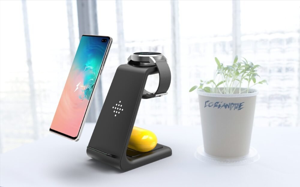2831368405003.jpg 3 In 1 Fast Charging Station Wireless Charger Stand Wireless Quick Charge Dock For Phone Holder