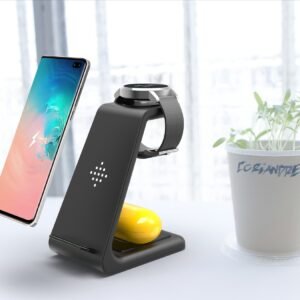 2831368405003.jpg 3 In 1 Fast Charging Station Wireless Charger Stand Wireless Quick Charge Dock For Phone Holder