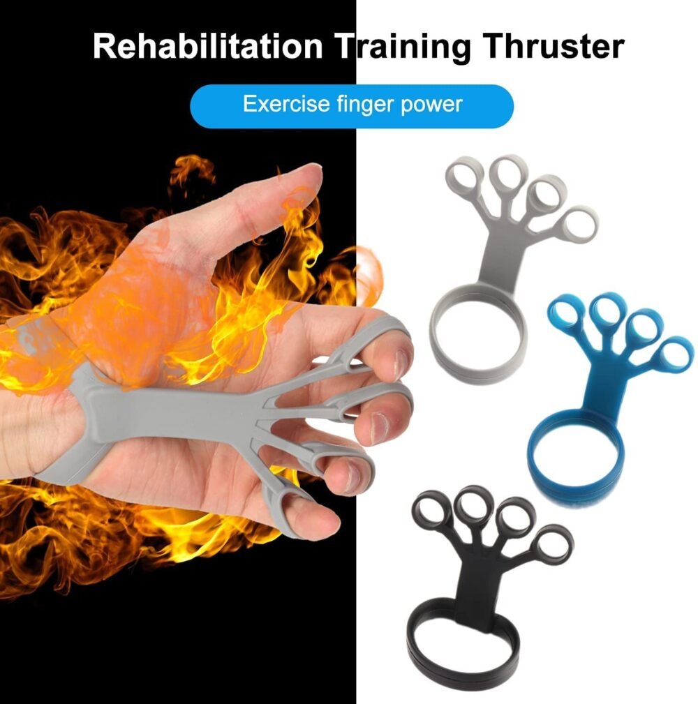 4d1023fa-0bb9-4e5f-adf2-d16ddf047b9f.jpg Silicone Grip Device Finger Exercise Stretcher Arthritis Hand Grip Trainer Strengthen Rehabilitation Training To Relieve Pain