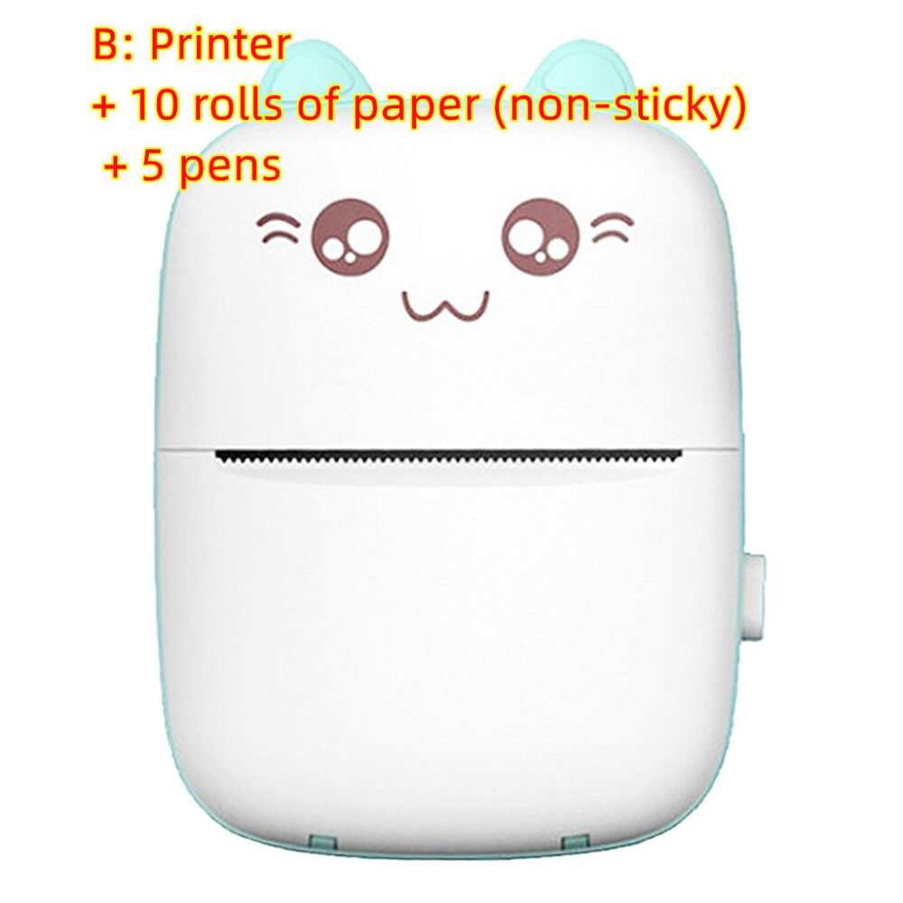 94f52593-cb66-444f-be7c-c8ba2a847206.jpg Mini Printer Portable Mini Bluetooth WiFi New Wrong Printer Mobile Phone Photo Title Note Hot Print Pocket Student Error Label Printer