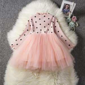 1028846128842.jpg Baby Girls Spring Winter Long Sleeve Tutu Lace Dresses Infantil Newborn 1st Birthday Party Clothes Christening Gown Casual Wear