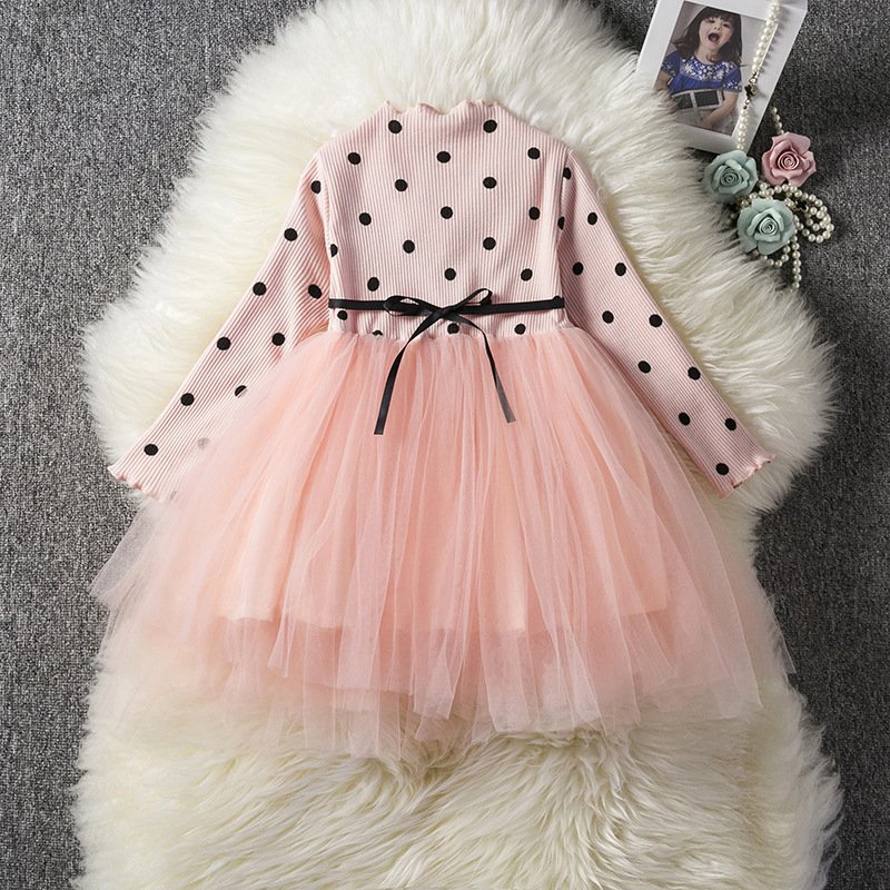 Baby Girls Spring Winter Long Sleeve Tutu Lace Dresses Infantil Newborn 1st Birthday Party Clothes Christening Gown Casual Wear - Image 6