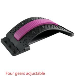 Back Stretcher Adjustable Back Cracker Massage Waist Neck Fitness Lumbar Cervical Spine Support Pain Relief