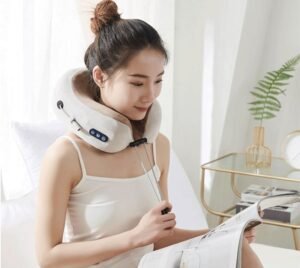 dba1137f-60bc-4a7a-bdbb-6d97b13d9c52.jpg U Shaped Massage Pillow Neck Massage Device Electric Neck Massager Apparatus Shoulder Back Cervical Massager For Body Relaxation