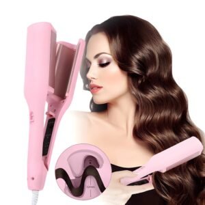 80e434a3-3d03-48fc-9440-31102fae918c.jpg Hair Curling Iron 32mm Deep Wave Hair Curler 4 Temperature Adjustable Fast Heating Crimping Iron Styler Wand For All Hair Style