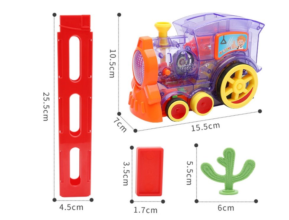88a6219f-b43e-4251-87a7-ae641d5bd29d.jpg Domino Train Toys Baby Toys Car Puzzle Automatic Release Licensing Electric Building Blocks Train Toy