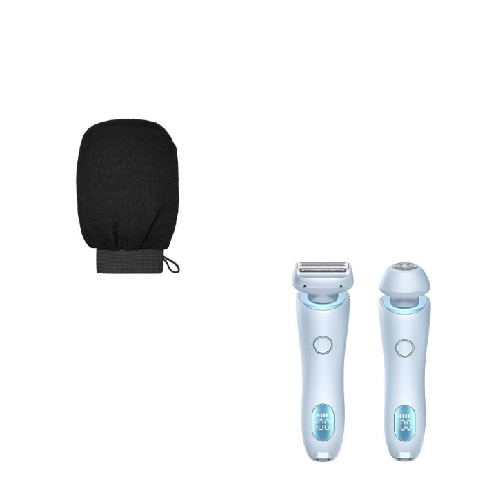 192df9c9-cb60-4cbe-8303-9a2053acccb6.jpg 2 In 1 Hair Removal Epilator USB Rechargeable Trimmer Women Body Razor Face Leg Armpit Bikini Hand Pubic Shaver Hair Remover