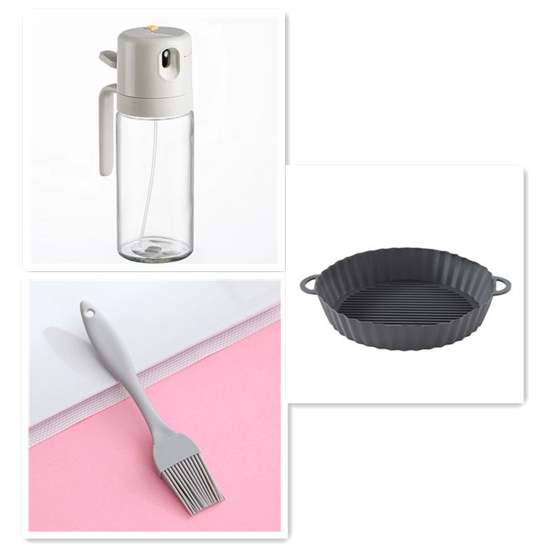 4729de9f-adda-4420-afc9-565e8107121e.jpg 2 In 1 Oil Sprayer Bottle BBQ Cooking Oil Dispenser Olive Oil Pourers Sprayer Kitchen Baking Oil Mister Vinegar Bottle