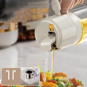 a2e7f7a1-bf45-4756-9c17-9c5ebe19f93c.jpg 2 In 1 Oil Sprayer Bottle BBQ Cooking Oil Dispenser Olive Oil Pourers Sprayer Kitchen Baking Oil Mister Vinegar Bottle